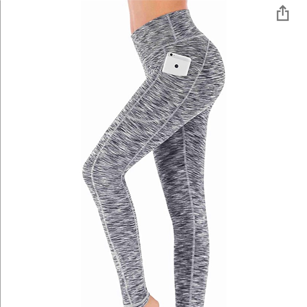 High waist yoga pants with pockets